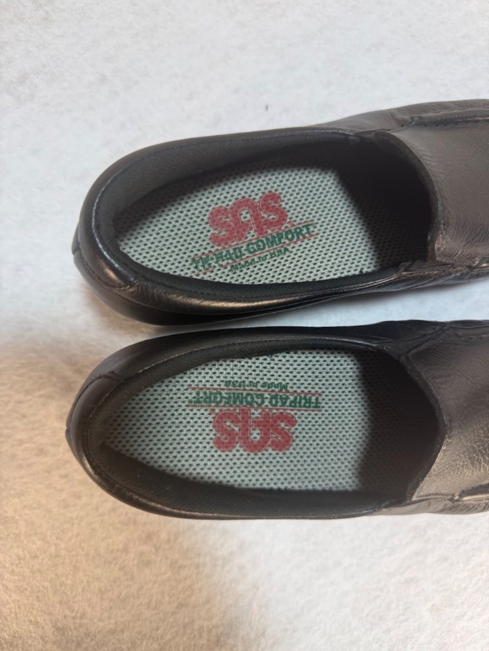 SAS Tripad Comfort Black Leather Slip On Loafers Women's Size 7 N - Picture 5 of 9